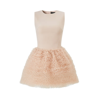 チュチュスカートミニ丈ドレス