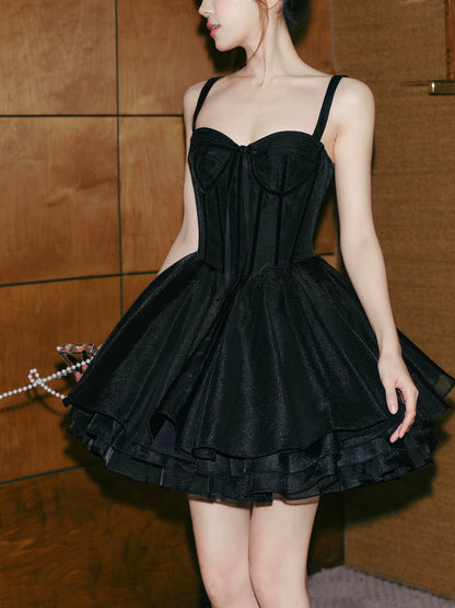 コルセットチュールプリンセスドレス