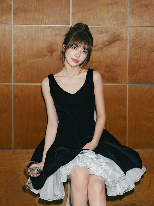ベロアチュチュプリンセスドレス