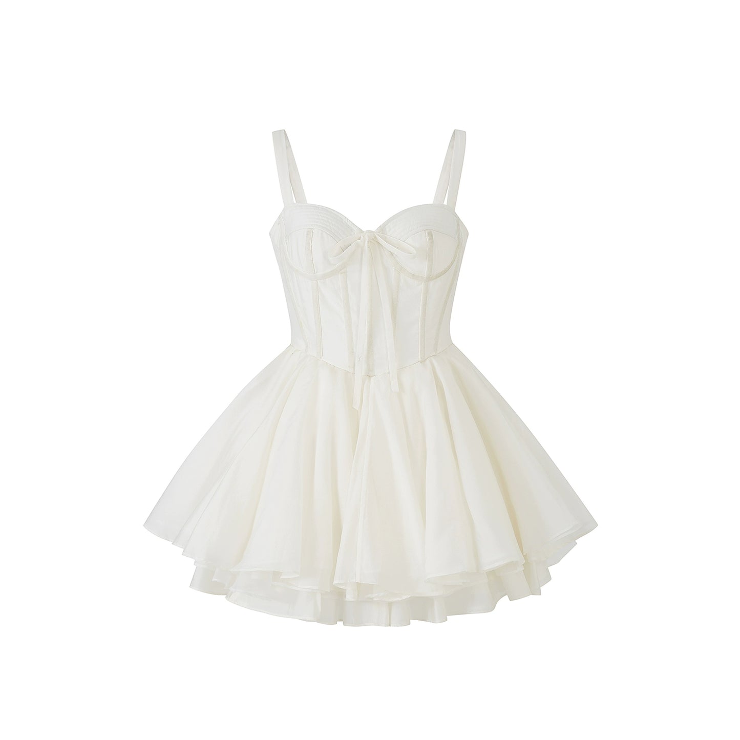 コルセットチュールプリンセスドレス