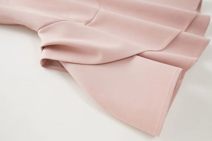 デザインカットミニ丈ドレス