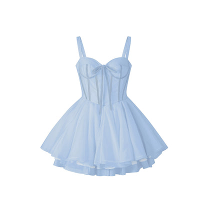 コルセットチュールプリンセスドレス