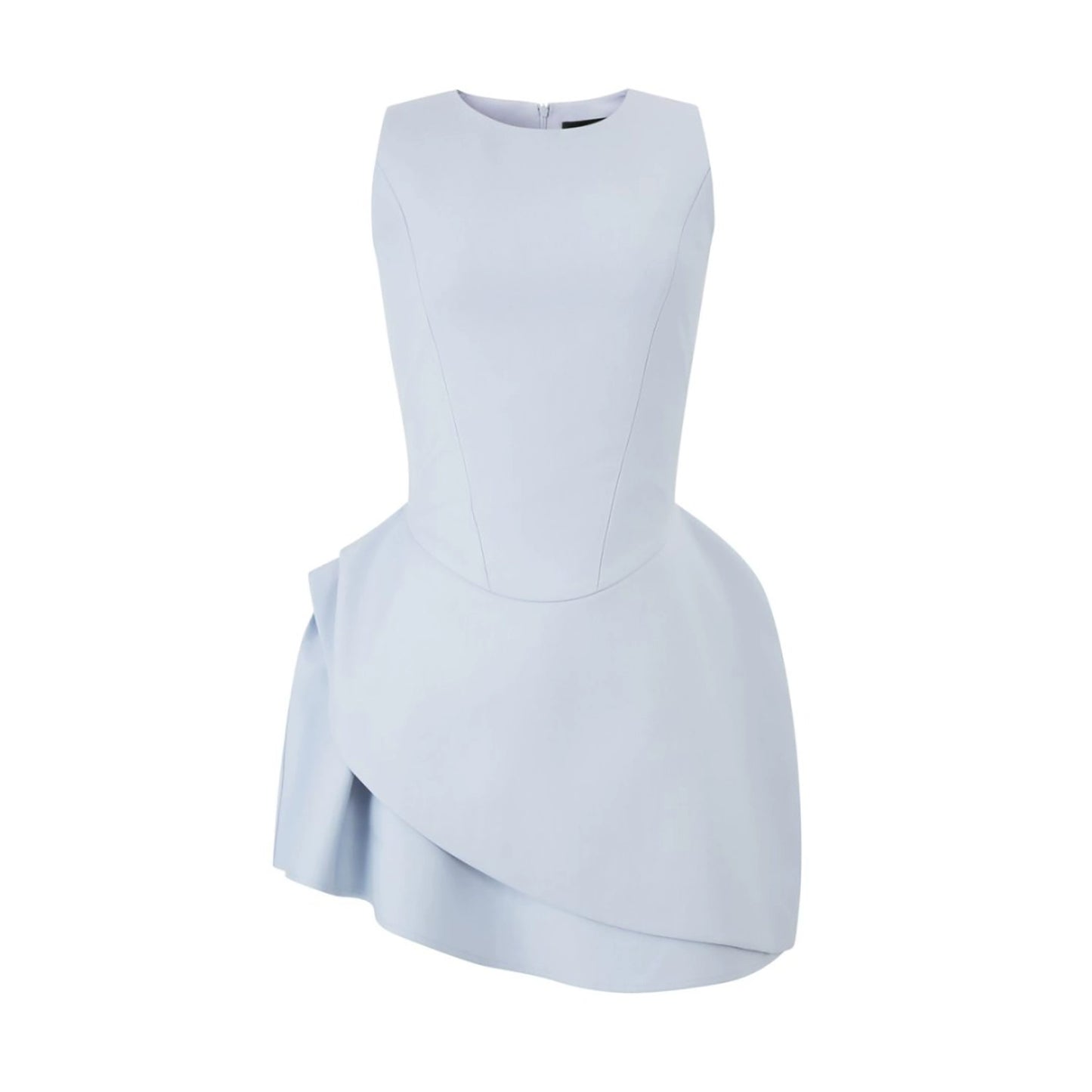 デザインカットミニ丈ドレス